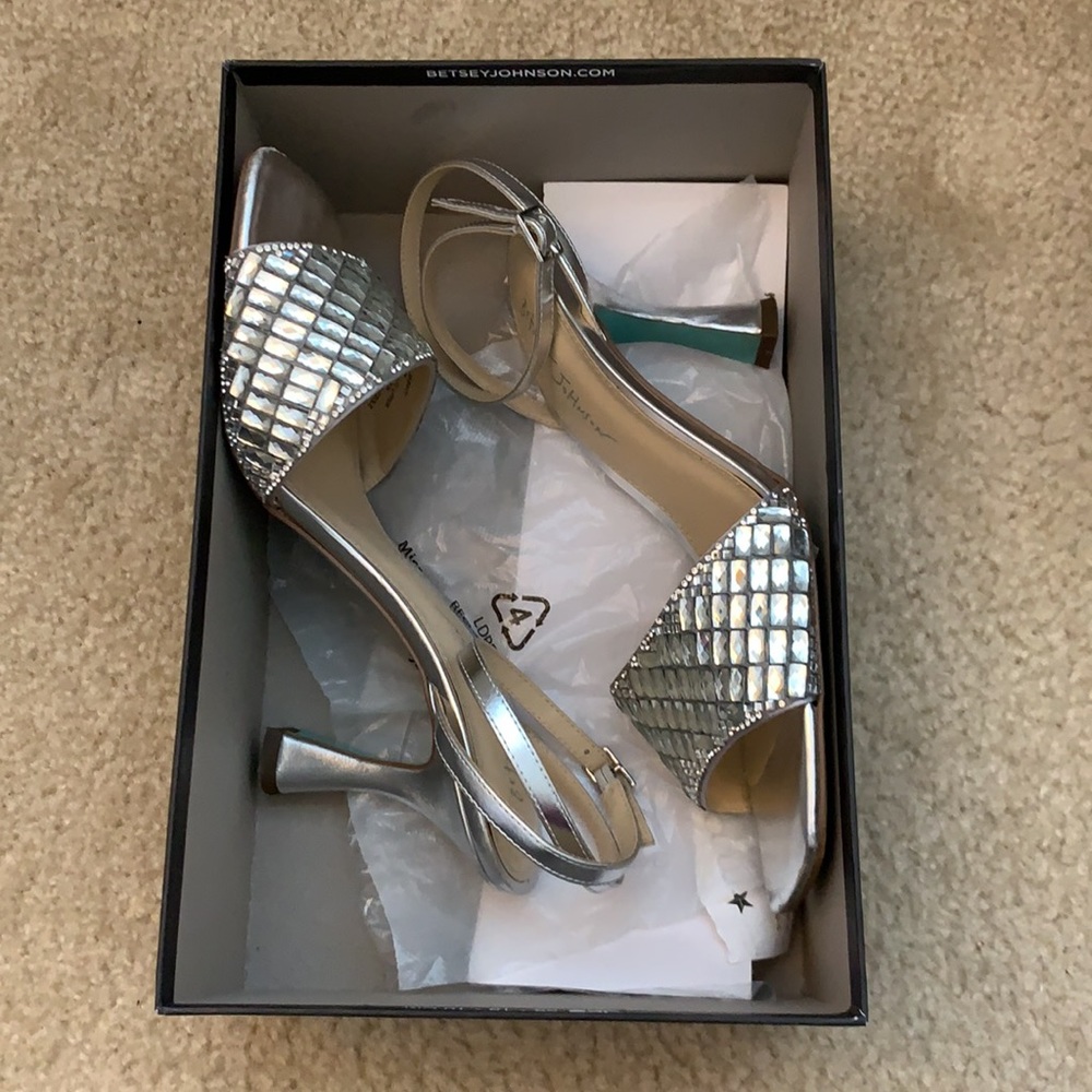 Betsey Johnson, SB Britt shoe! From the something blue line, new-gently used.